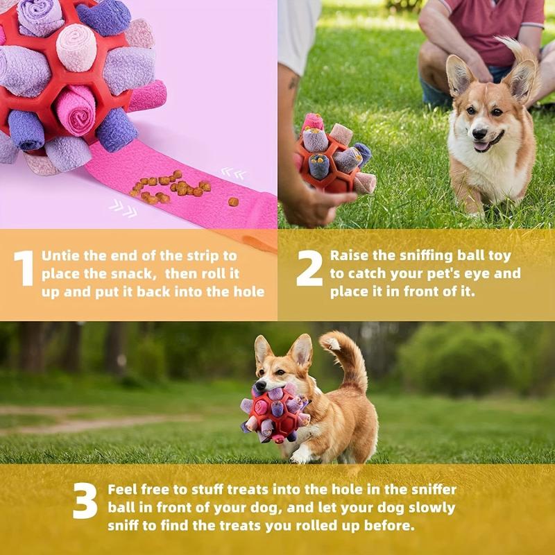 Interactive Dog Toy Sniffing Ball for Mental Stimulation