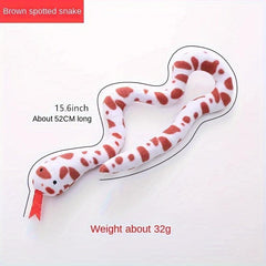 Cat Toys Balls Cat Snake Shape Plush Sniff Toy Cat Interactive Toy