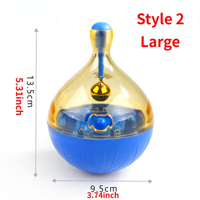 Pet Tumbler Leak Feeder Interactive Toy for Cats and Dogs