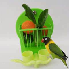 Bird Parrot Feeder Cage for Fruits & Vegetables