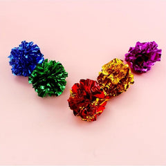Crinkle Balls Lightweight Cat Toys For Indoor Cats - Multicolor