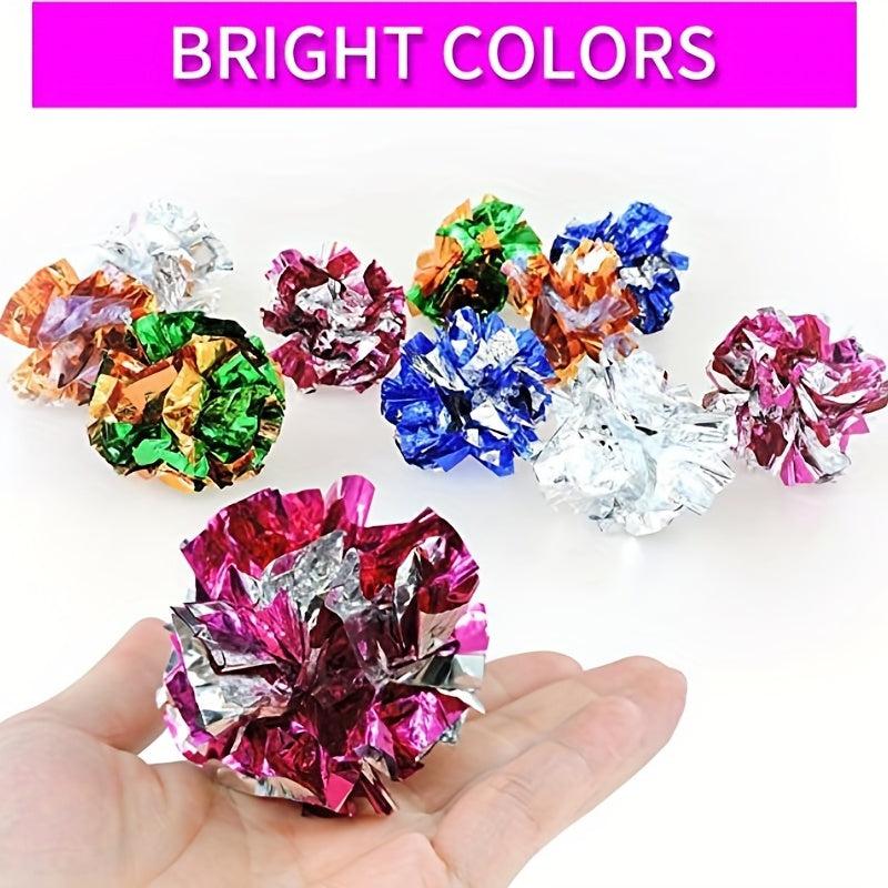 10pcs Colorful Cat Balls Lightweight Toys for Cats