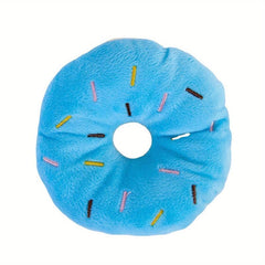 Donut Pet Squeaky Plush Toy Durable Chew Toy For Dog
