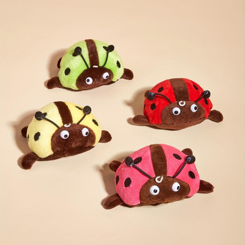 Ladybug Interactive Dog Toy for Training and Teeth Cleaning