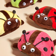 Ladybug Interactive Dog Toy for Training and Teeth Cleaning