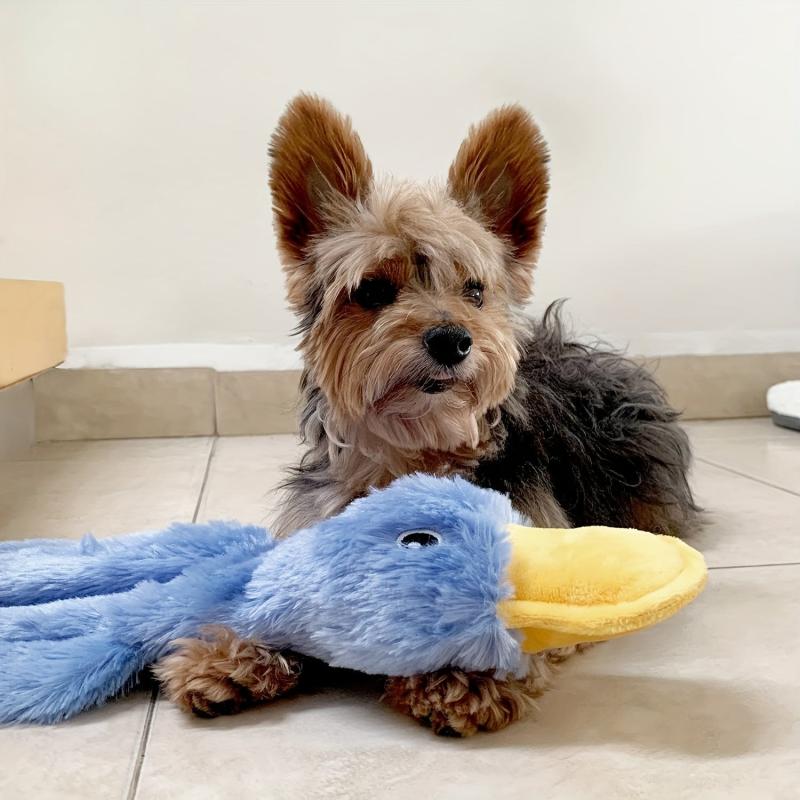 Duck Chew Toy for Dogs Squeak Plush Toy