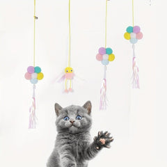 Interactive Hanging Door Cat Teaser Toy