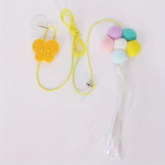 Interactive Hanging Door Cat Teaser Toy