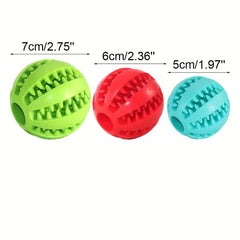 Dog Ball Toys Leaking Food Rubber Chew Molar Toy Interactive Toy