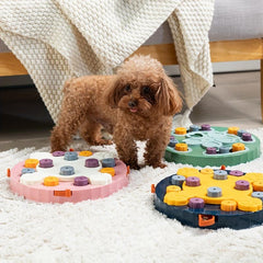 Pet Puzzle Toy Slow Feeder Bowl For Dog & Cat Interactive Training