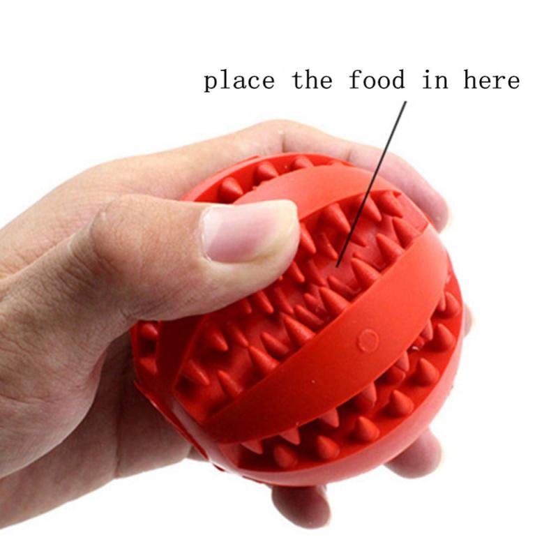 Interactive Chew Ball for Dogs with Food Dispenser