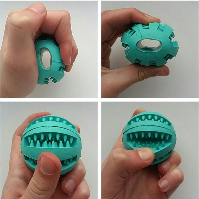 Interactive Chew Ball for Dogs with Food Dispenser