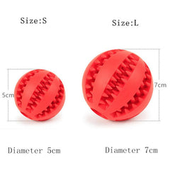 Interactive Chew Ball for Dogs with Food Dispenser