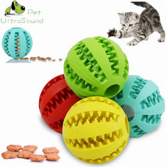 Interactive Chew Ball for Dogs with Food Dispenser