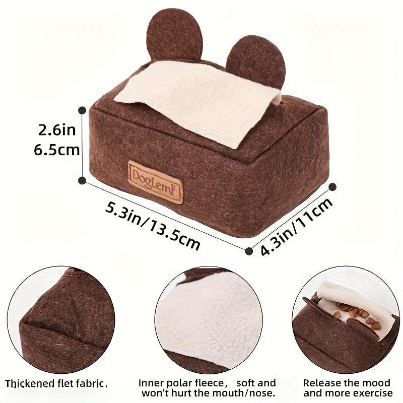 Interactive Pet Tissue Box Sound Toy for Dogs