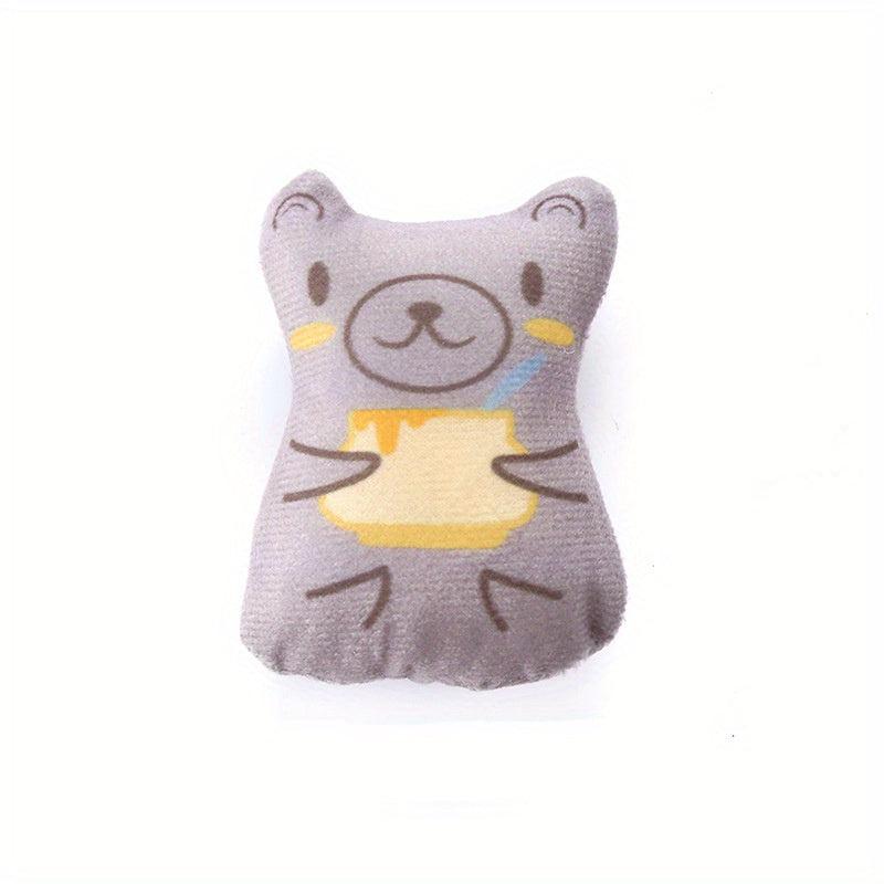 Interactive Plush Toy for Kittens and Cats Soft and Chewable Pet Toy