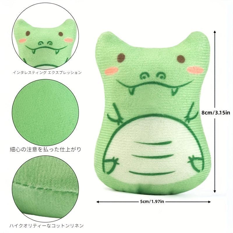 Interactive Plush Toy for Kittens and Cats Soft and Chewable Pet Toy
