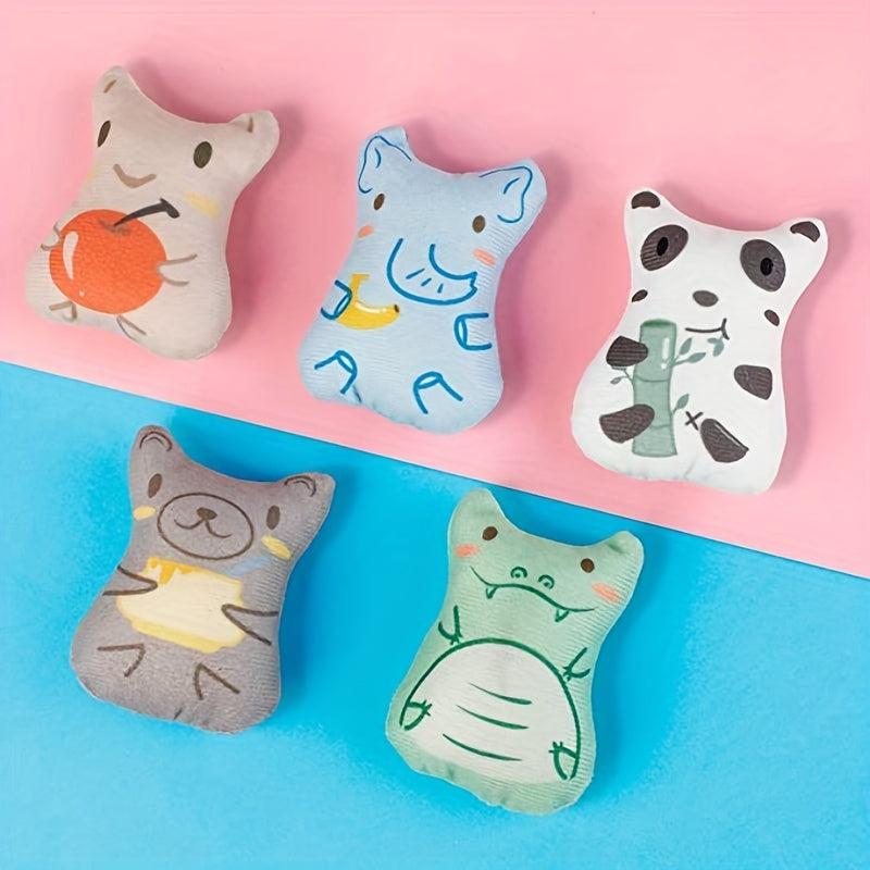 Interactive Plush Toy for Kittens and Cats Soft and Chewable Pet Toy