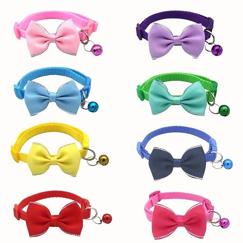 Cute Bow & Bell Pet Collar for Cats/Puppies
