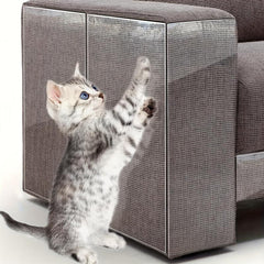 5pcs Cat Scratch Deterrent Tape Clear Double Sided Furniture Protectors