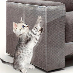 5pcs Cat Scratch Deterrent Tape Clear Double Sided Furniture Protectors