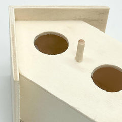 Outdoor Wooden Bird Nest Small Bird House For Garden Yard Ornaments