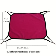 All Seasons Pet Cat Hammock Bed for Comfortable Cage Rest