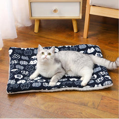 Thickened Dog Mat Warm Pet Bed Mat Puppy Sofa Cushion