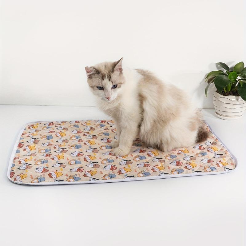 Cartoon Cat Pattern Pet Bed - Upgrade Your Cat's Comfort