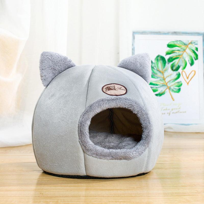 Winter Warm Cat Bed Comfortable Cat Nest Cave Pets Tent