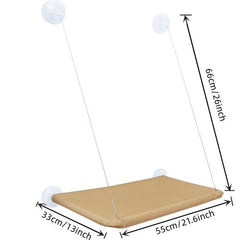 Window Mounted Cat Hanging Hammock Bed for Indoor Cats