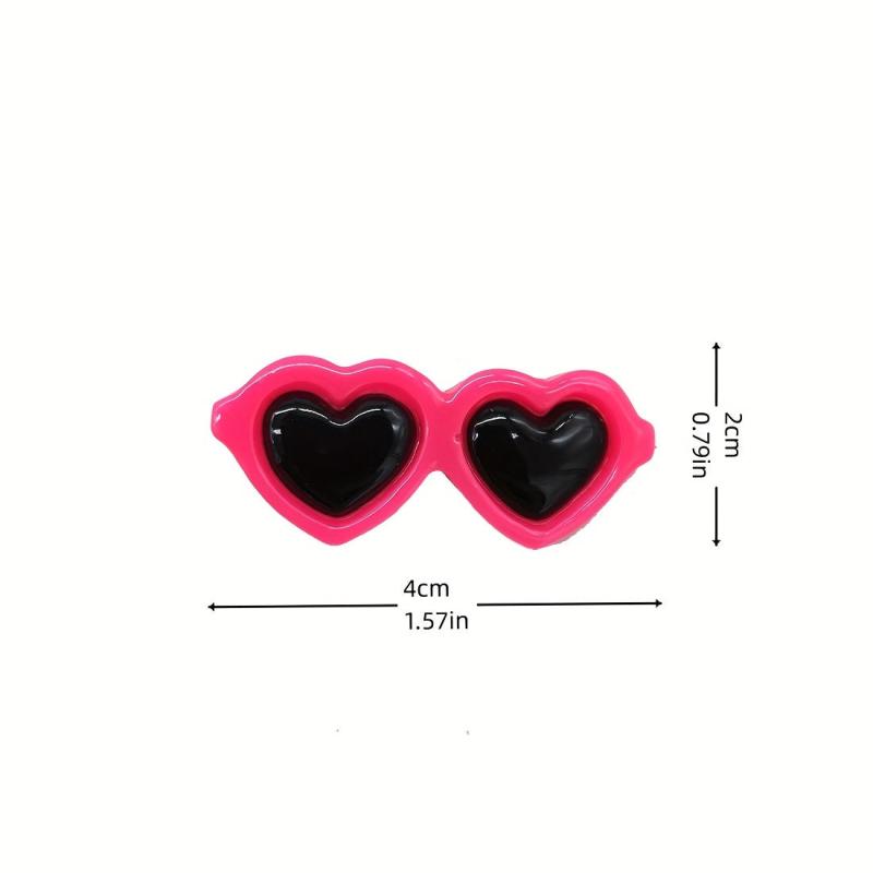 5pcs Pet Hair Accessories Sunglasses Dog Hair Clips and Bows
