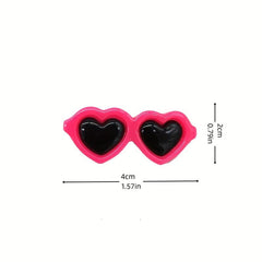 5pcs Pet Hair Accessories Sunglasses Dog Hair Clips and Bows