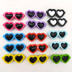 5pcs Pet Hair Accessories Sunglasses Dog Hair Clips and Bows