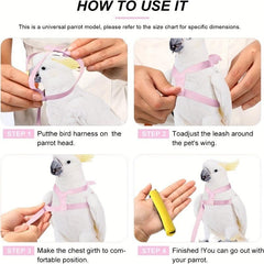 Parrot Ultra Light Flying Traction Rope for Bird Walking and Flying