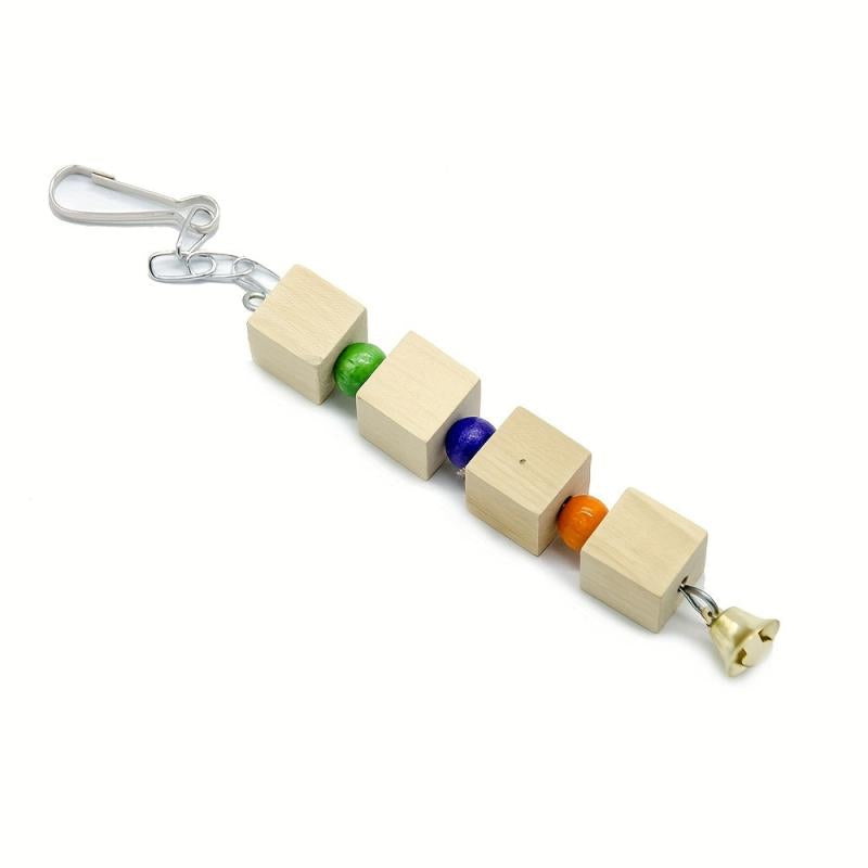 Durable Hanging Parrot Chew Toys for Cockatiels and Conures