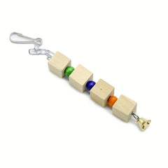 Durable Hanging Parrot Chew Toys for Cockatiels and Conures