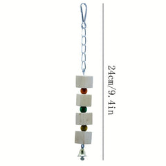 Durable Hanging Parrot Chew Toys for Cockatiels and Conures