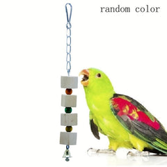 Durable Hanging Parrot Chew Toys for Cockatiels and Conures