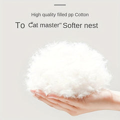 Long Plush Cat Nest Deep Sleep Cat Bed Warm Cushion