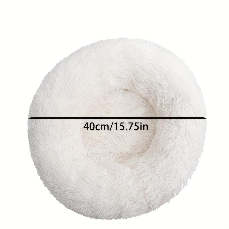 Long Plush Cat Nest Deep Sleep Cat Bed Warm Cushion