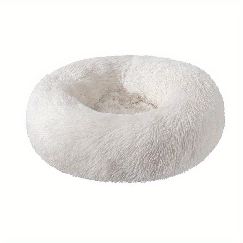 Long Plush Cat Nest Deep Sleep Cat Bed Warm Cushion