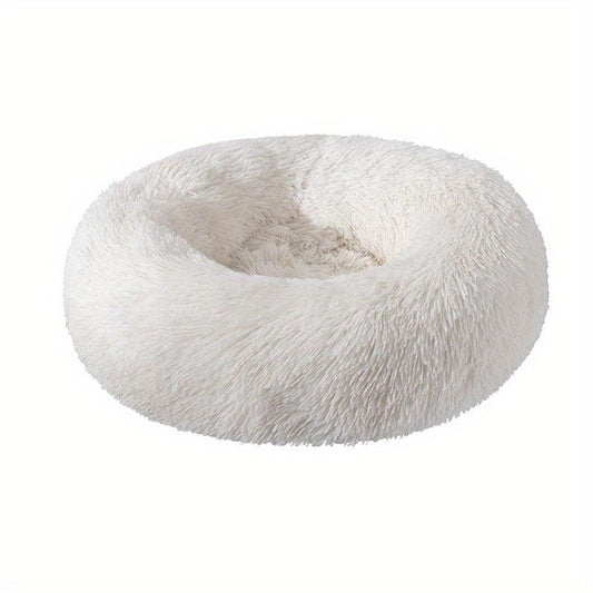 Long Plush Cat Nest Deep Sleep Cat Bed Warm Cushion