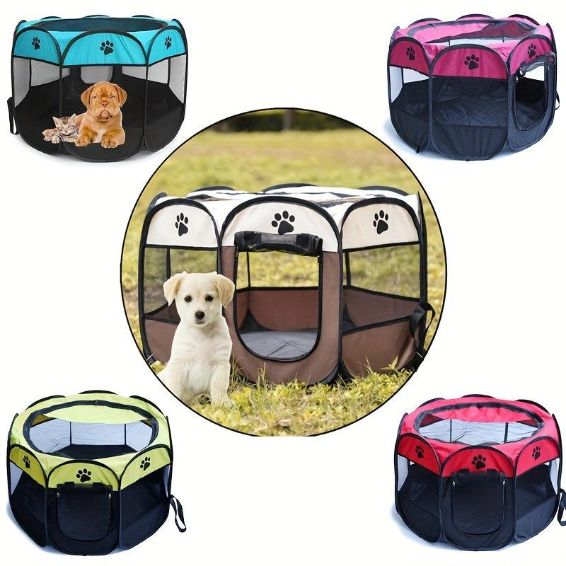 Portable Folding Pet Tent - Cozy and Secure Cat Room