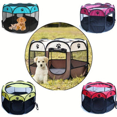 Portable Folding Pet Tent - Cozy and Secure Cat Room