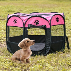 Portable Folding Pet Tent - Cozy and Secure Cat Room
