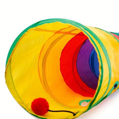 Foldable Cat Tunnel Interactive Pet Toy for Kittens Puppies Rabbits