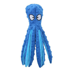 Octopus Pet Grinding Teeth Squeaky Plush Toy Chew Toy For Dog