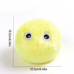 Interactive Soft Ball Cat Training Toy with Squeaky Sound