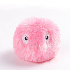 Interactive Soft Ball Cat Training Toy with Squeaky Sound